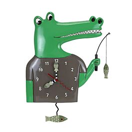 ALLEN DESIGN COLLECTION 6019647 Going Fishin Wall Clock