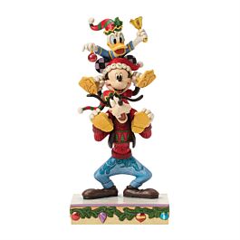DISNEY TRADITIONS 6018706 A Holiday Pile Up