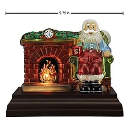 OLD WORLD CHRISTMAS 529784 Santa at the Hearth Light