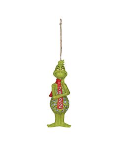 2022 Dated Grinch Ornament