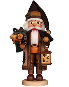 (Ntrl) Woodsy Santa w/Lantern NC