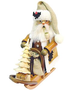 Santa On Sleigh Nutcracker