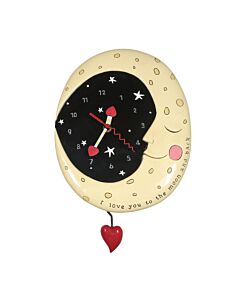 Moon and Back Clock