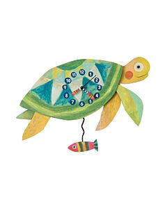 Shellbound Wood Wall Clock