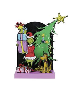 Grinch Desk Clock