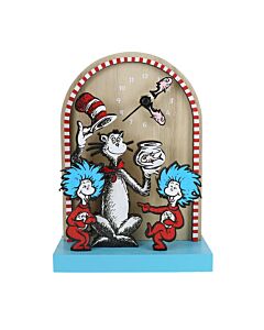 Cat in the Hat Desk Clock