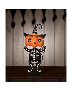 Punkin Head Skelly Cat