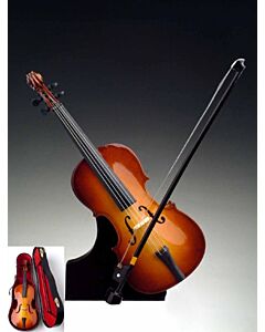 9" Cello Miniature with Stand & Case