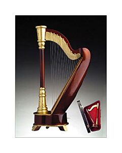 Harp Miniature with Stand & Case