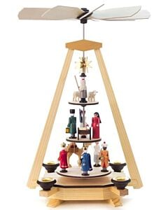 Pyramid- 3 Tiered Nativity