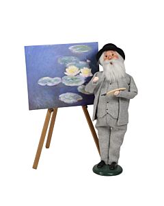 Claude Monet with Easel