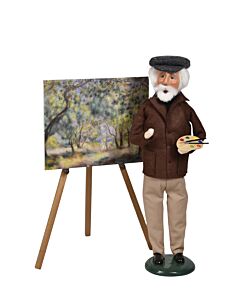 Pierre Renoir with Easel