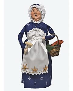 Nautical Mrs. Claus w/ Lobsters