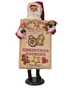 Santa with Cookie Sandwich Board
