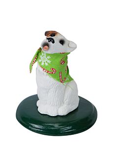 Jack Russell Caroling Dog