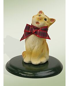 Orange Tabby Caroling Cat