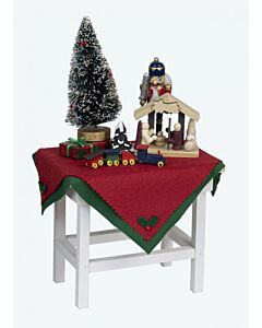 Decorated Table w/Nativity