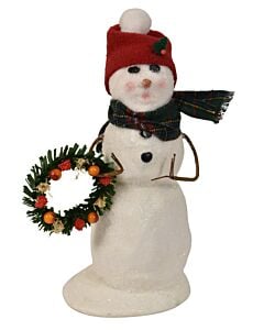 Snowman with Wreath