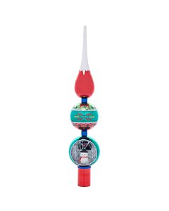 HS 15" Holiday Scene Finial