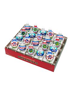 Christmas Confetti 20 Count Half Reflector and Rounds