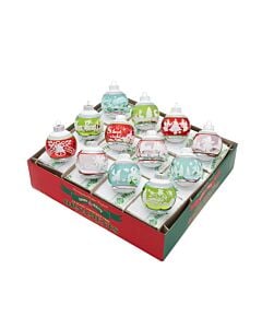 Festive Fete 12 Count Signature Flocked Rounds