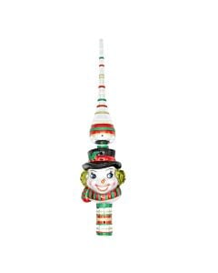 HS 1 Count 11.5" Snowman Finial