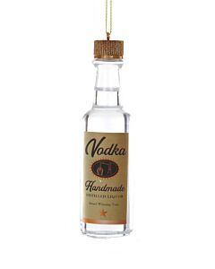 Handmade Vodka ornament features a playful miniature bottle design with whimsical holiday flair and handcrafted detail. This Cody Foster & Co collectible adds a fun, festive touch and unique personality to Christmas décor or bar-inspired ornament collecti