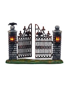 Spooky Wrought Iron Gate