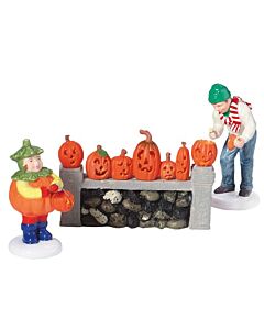 Lighting The Jack O'Lanterns