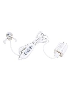 White USB Cord with Power Adapter