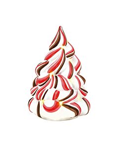 Lighted Mocha Mint Tree