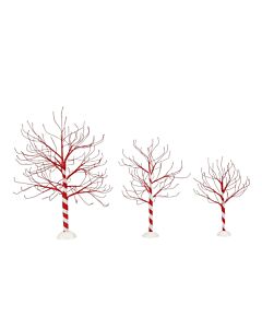 Peppermint Twist Trees, Set of 3