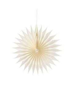 8" Honeycomb Flower, Cream