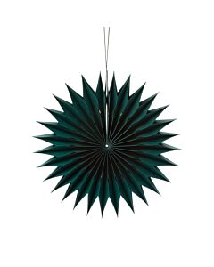 8" Honeycomb Flower, Dark Green