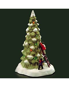 Lighted Tree With Children