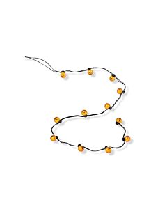 String of 12 Jack-O-Lantern Lights