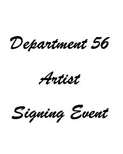 Department 56 Signing Event