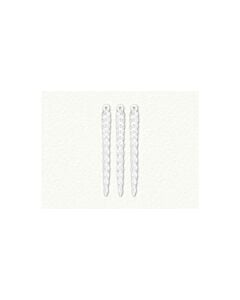 Clear Braided Icicles, Set of 3