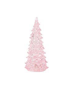 Lit Iridescent Pink Tree Acrylic