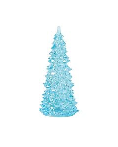Lit Iridescent Blue Tree Acrylic
