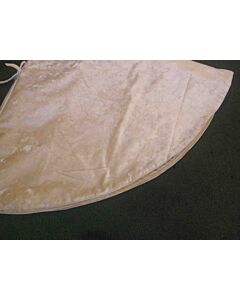 Beige Silky Chic Tree Skirt, 60"