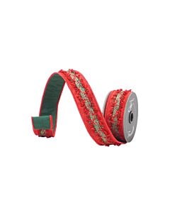 Emerald and Red Christmas Contrast