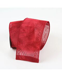 Red Double Sheer