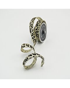 Platinum Metallic Cheetah, 1"