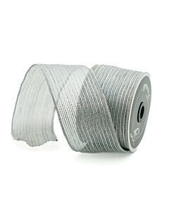 Silver Tinsel Shimmer, 2.5"