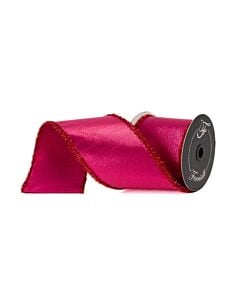 Hot Pink and Red Tinsel Borders