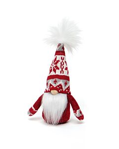 Finnish Gnome with Red and White Hat