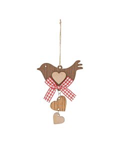 Bird with Hearts Ornament