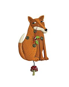 Foraging Fox Clock