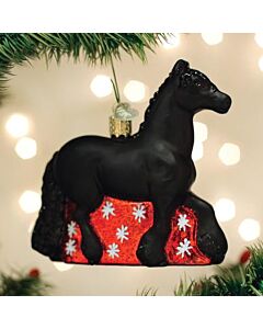 Friesian Horse Ornament